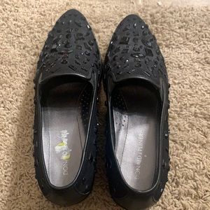 Black smart shoes